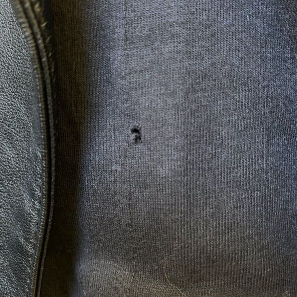 Theory Leather and Jersey Blazer - Picture 6 of 9